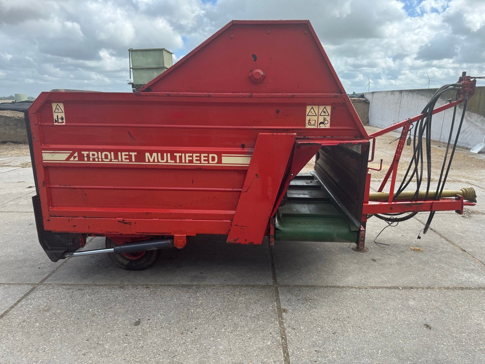 Trioliet Multifeed blokwagen/voerwagen, Ophalen