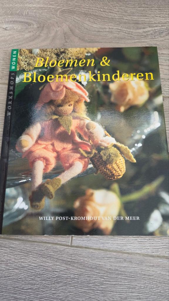 Bloemen & Bloemenkinderen van vilt - Knutselboek, Ophalen of Verzenden
