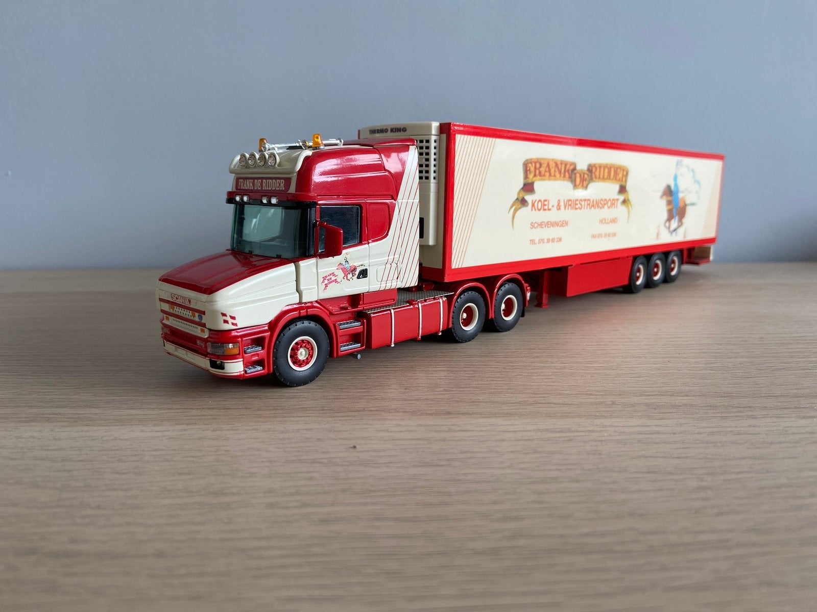 Tekno Scania 4 Serie neus Frank De Ridder, Hobby en Vrije tijd, Ophalen, Nieuw, Bus of Vrachtwagen, Tekno