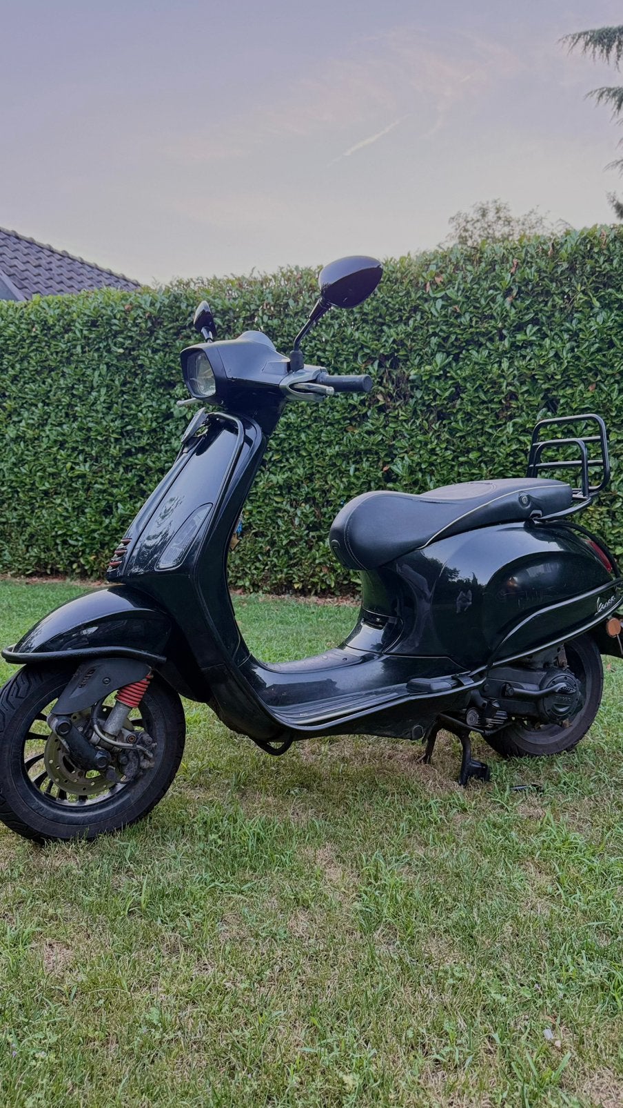 Vespa Sprint 2014 geel kenteken 50cc met windscherm, Fietsen en Brommers, Ophalen, Gebruikt, Maximaal 45 km/u, Vespa S