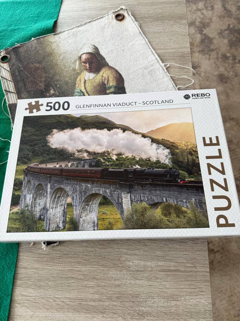 Rebo Legpuzzel Glenfinnan Viaduct Schotland 500 stukjes, Ophalen of Verzenden, 500 t/m 1500 stukjes, Nieuw, Legpuzzel