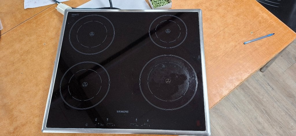 Kookplaat, Ophalen, Keramisch, 4 kookzones, Zo goed als nieuw
