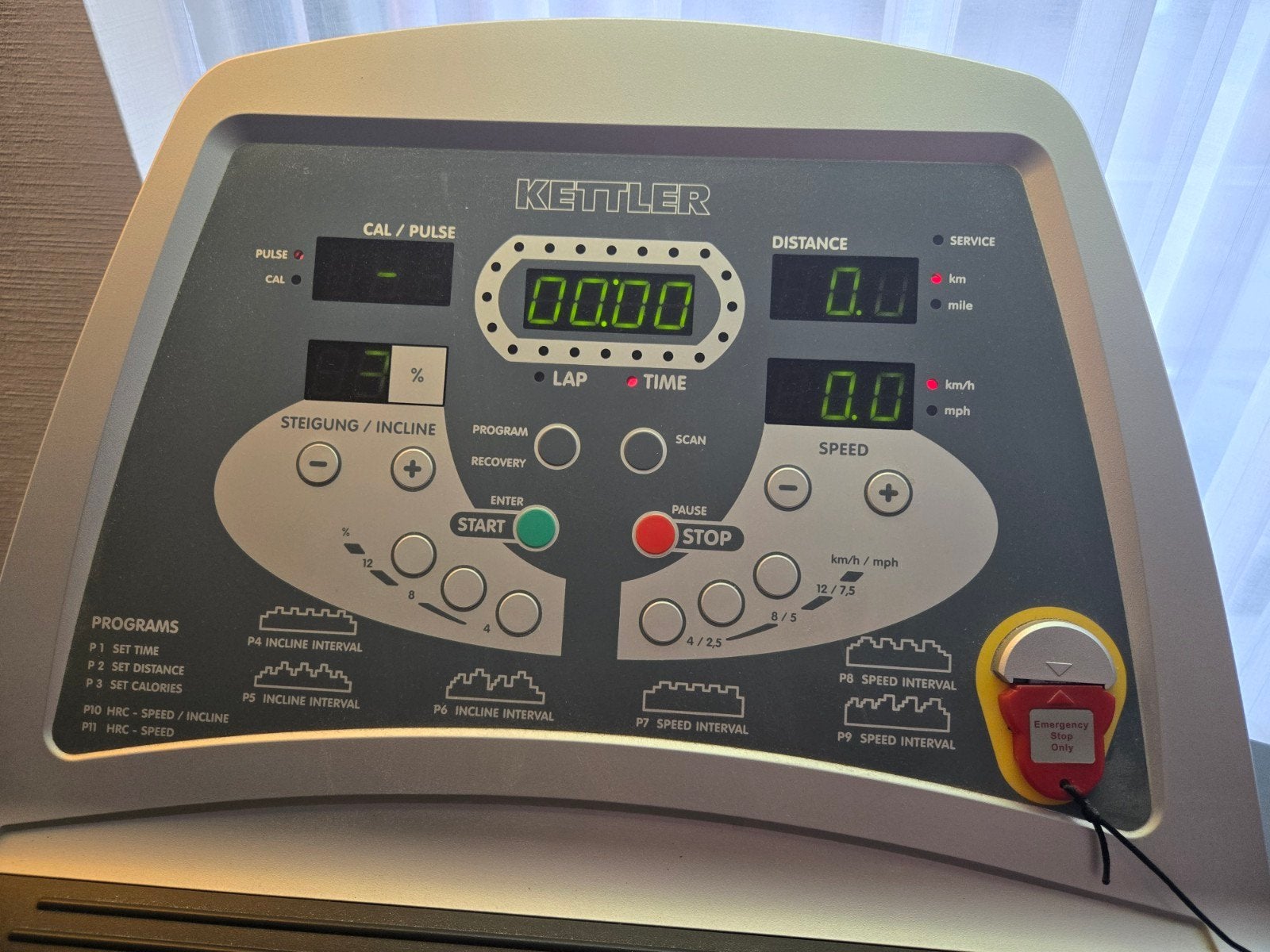 Kettler Loopband TX3 met hellingfunctie, Ophalen, Benen, Zo goed als nieuw, Metaal