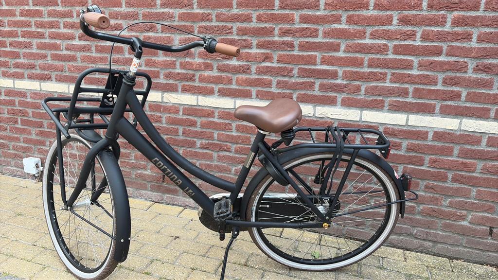 Cortina meisjesfiets 26 inch zwart, Minder dan 47 cm, Ophalen of Verzenden, Zo goed als nieuw