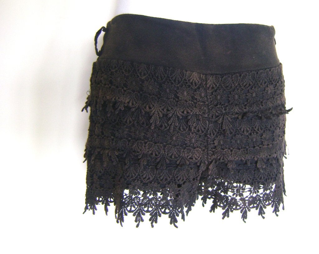 kant rok shorts post-apoc steampunk fairy psy goa hippy sexy, Overige kleuren, Verzenden, Kant rok shorts, Zo goed als nieuw