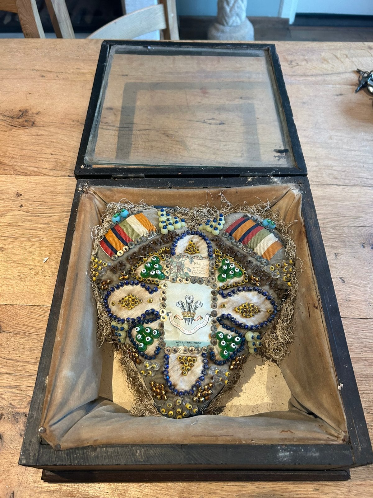 Victoriaans spelden/sweetheart brooch, soldier’s sweatheart, Ophalen of Verzenden