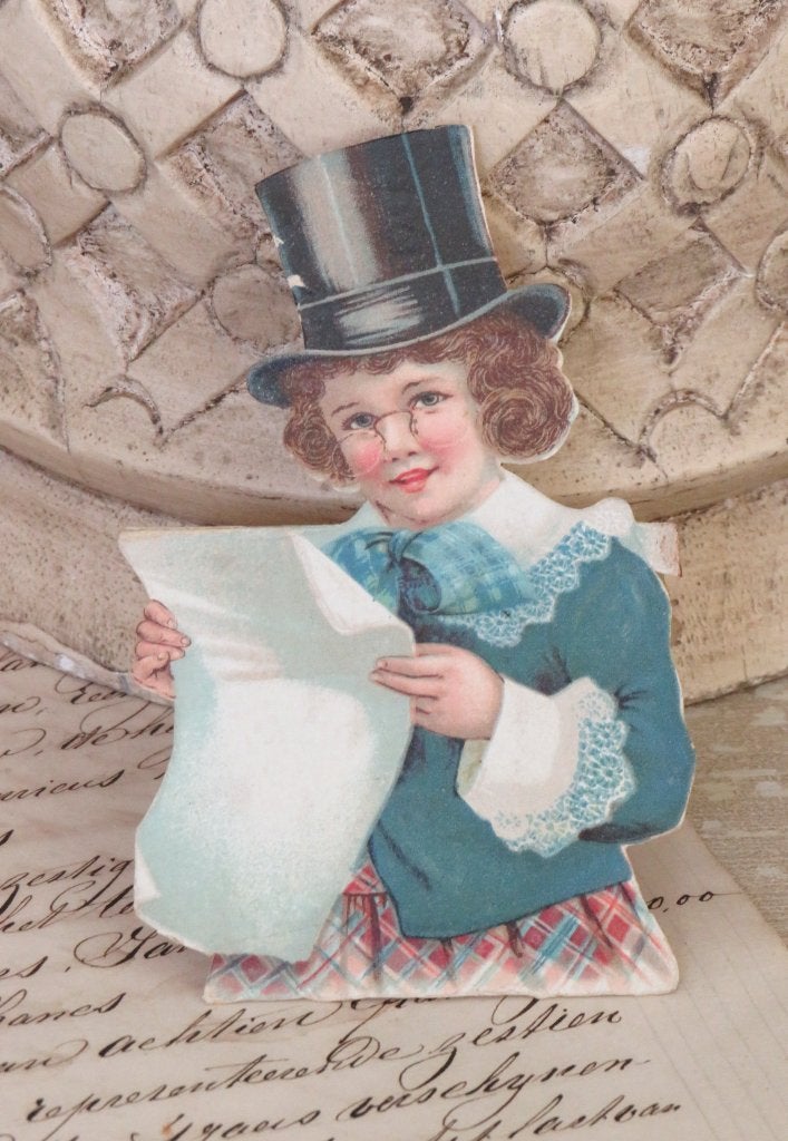 Antieke chromo reclamekaart “Albers Creameries Ld., Antiek en Kunst, Ophalen of Verzenden
