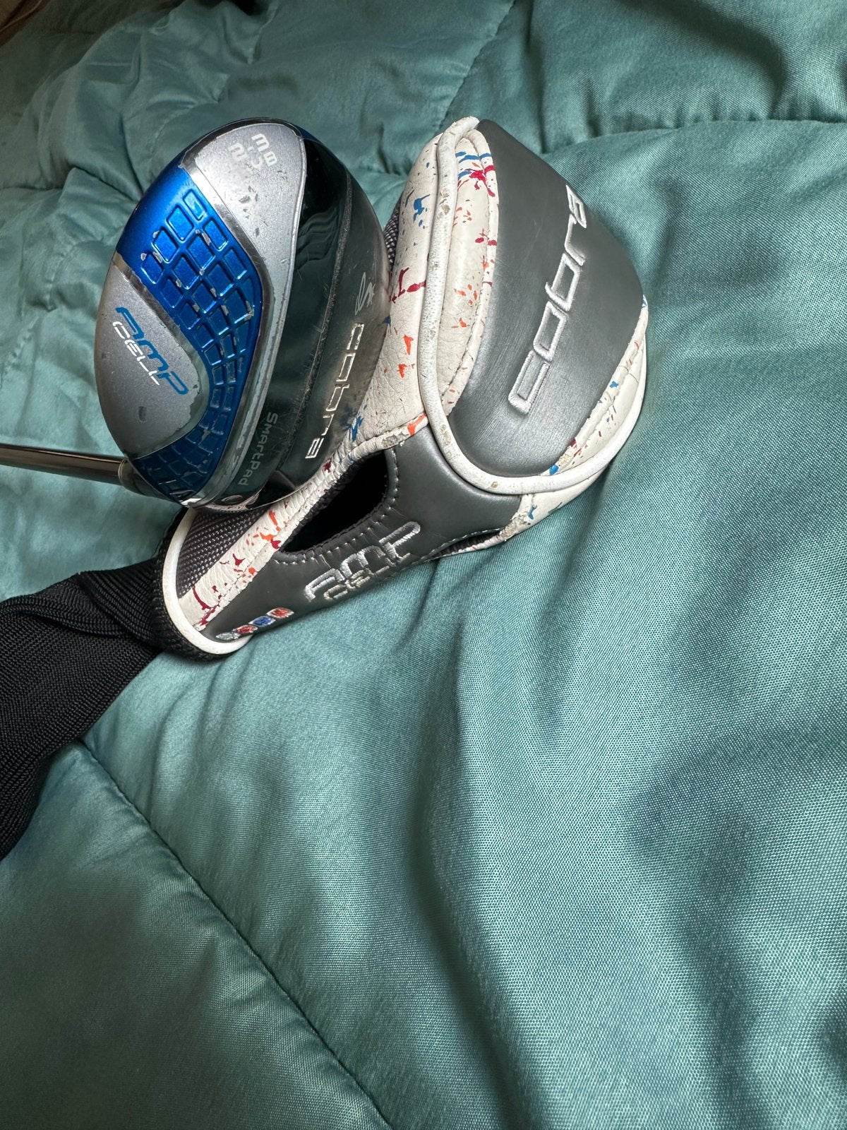 Cobra king AMP 2 en 3 hybrid, Sport en Fitness, Golf, Ophalen of Verzenden, Zo goed als nieuw, Club