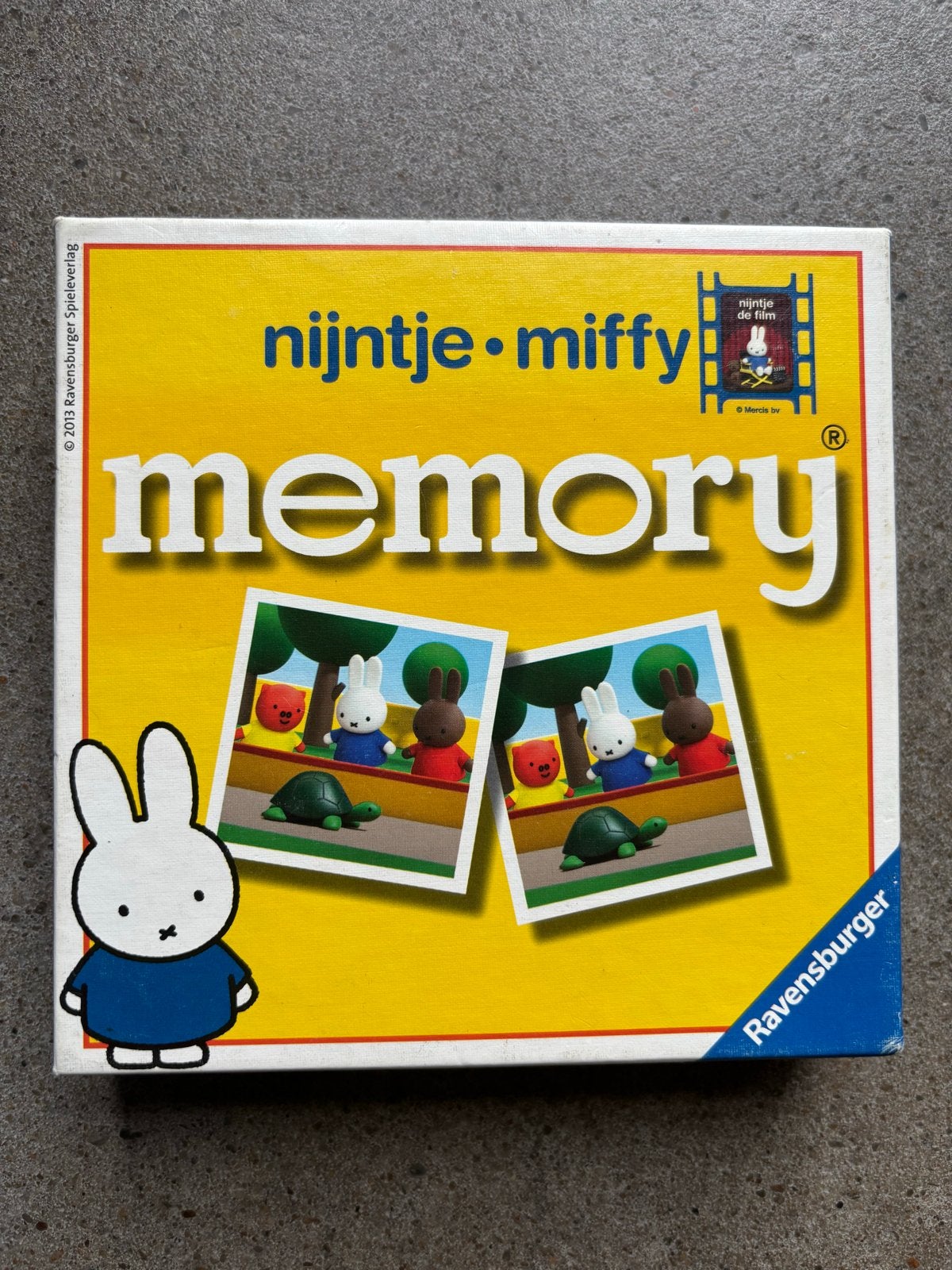 Nijntje Miffy Memory spel van Ravensburger, Een of twee spelers, Ophalen of Verzenden, Gebruikt