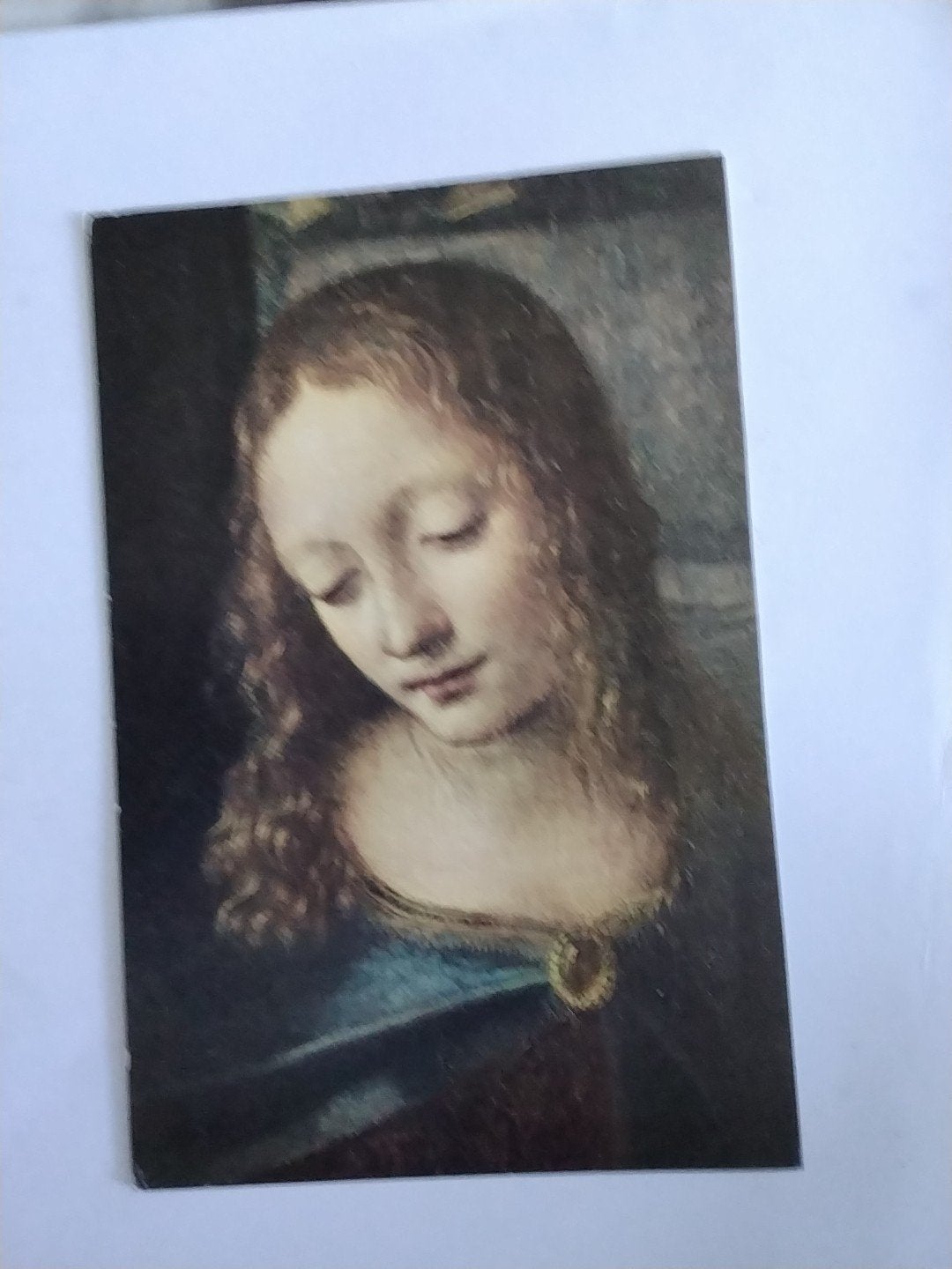 LEONARDO DA VINCI  /" DE MAAGD OP DE ROTSEN", Ophalen of Verzenden, Sterren en Beroemdheden