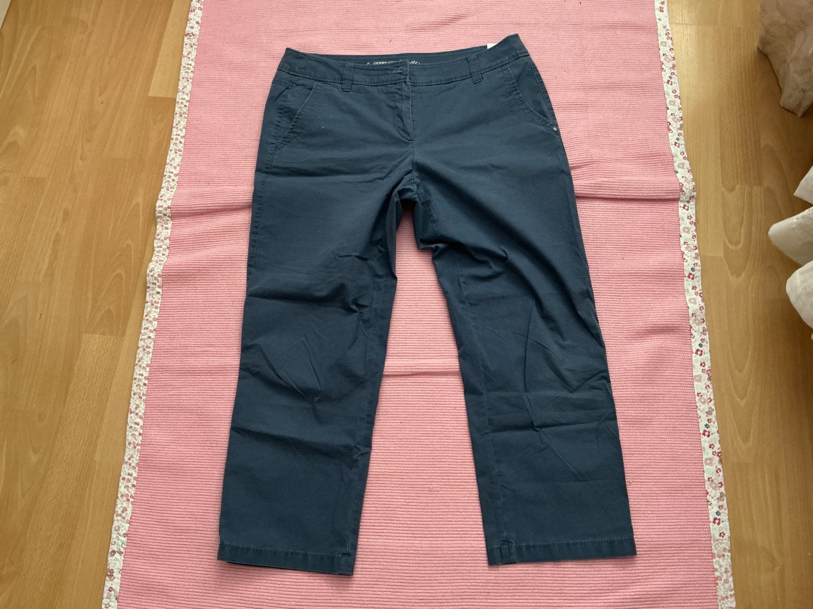 Gerry Weber Paris Chino Broek Maat 40R, Kleding | Dames, Broeken en Pantalons, Maat 38/40 (M), Blauw, Ophalen of Verzenden, Zo goed als nieuw