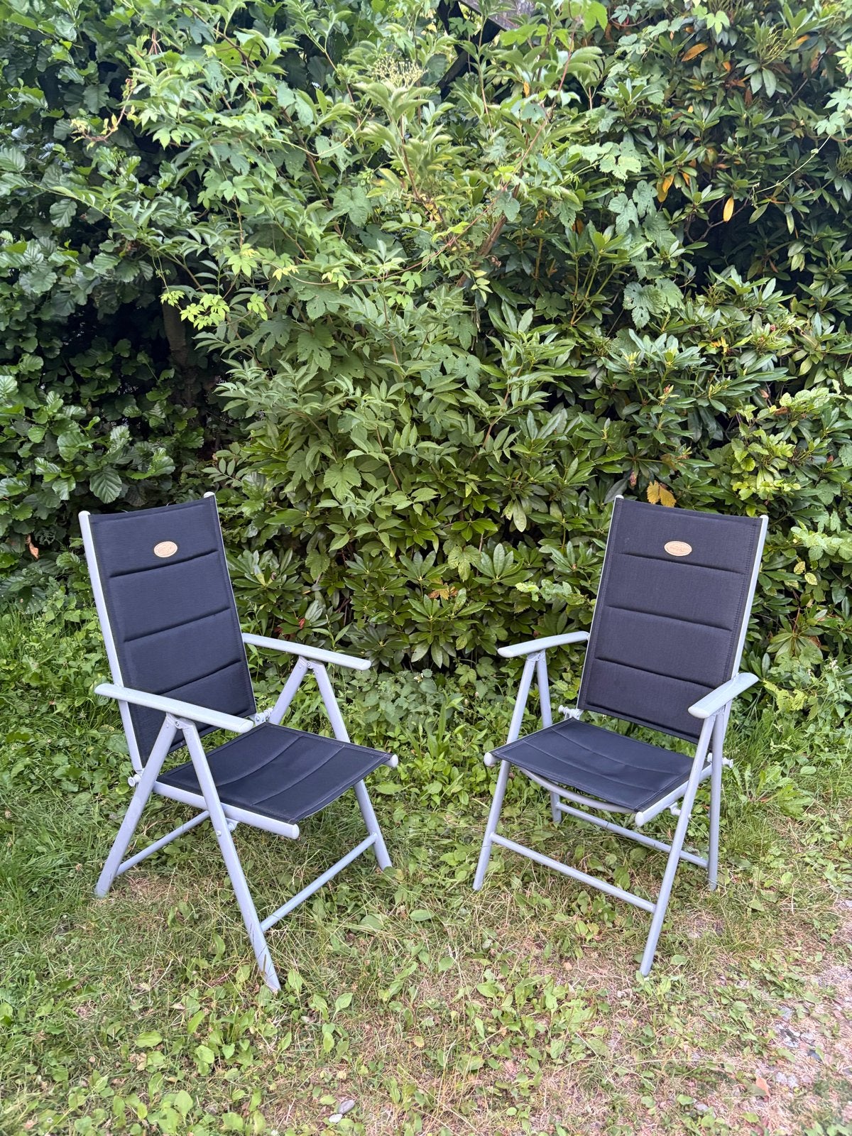 Twee verstelbare camping stoelen van camp 4, Ophalen of Verzenden, Gebruikt, Campingstoel