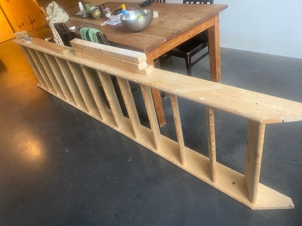 Bouwtrap, Doe-het-zelf en Verbouw, Ladders en Trappen, Ophalen, Gebruikt, Trap, 2 tot 4 meter