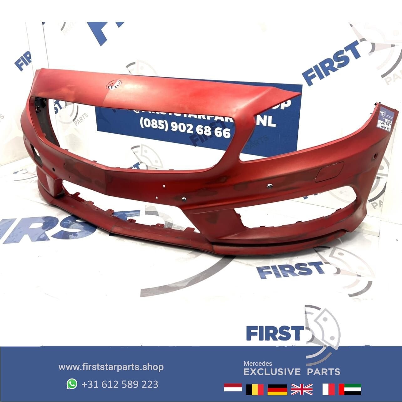 W176 BUMPER AMG LINE VOORBUMPER ORIGINEEL Mercedes A Klasse, Auto-onderdelen, Gebruikt, -, Voor, Ophalen of Verzenden
