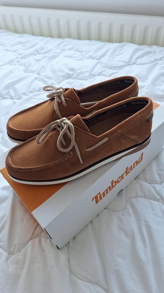 Timberland mocassins Maat 41,5, Kleding | Heren, Schoenen, Nieuw, Loafers, Bruin, Ophalen of Verzenden