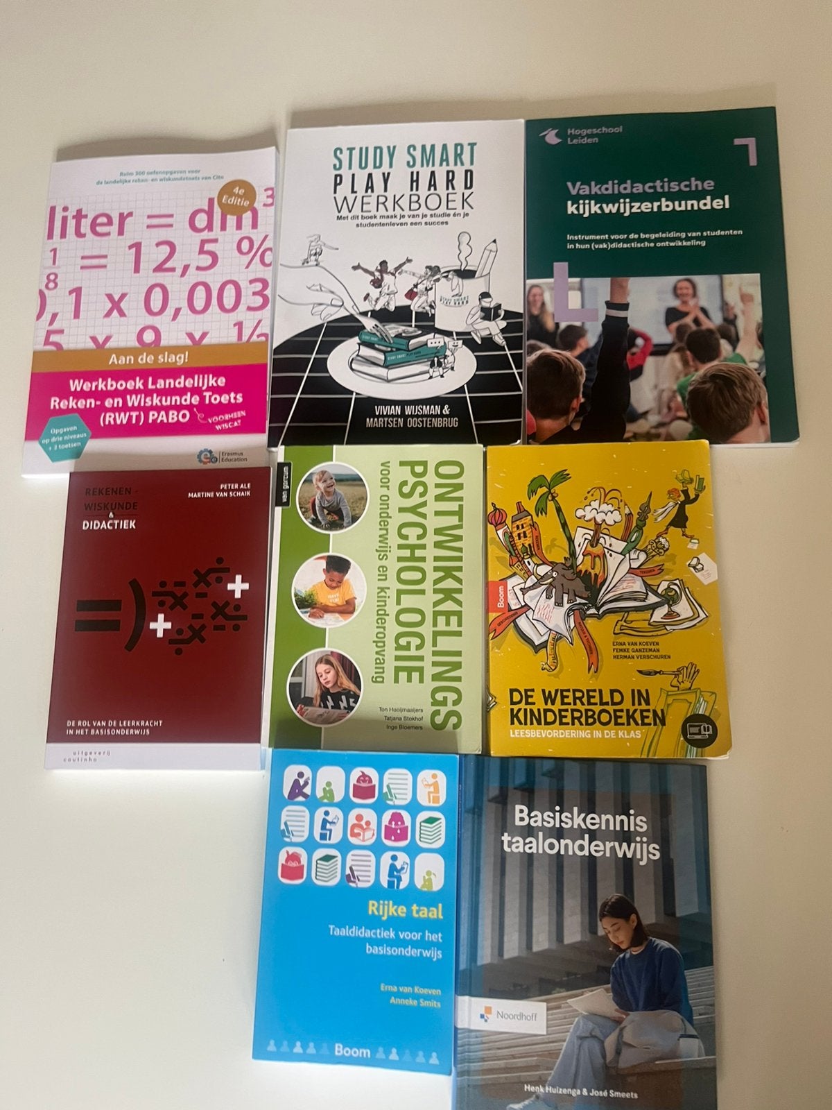 VT Pabo boeken 1e jaar Hogeschool Leiden, Boeken, Studieboeken en Cursussen, Ophalen of Verzenden, Beta, Zo goed als nieuw, HBO