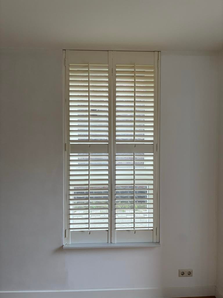 Witte shutters 200 cm hoog, 2 x 47,5 cm breed, Ophalen, Minder dan 50 cm, Gebruikt, 200 cm of meer