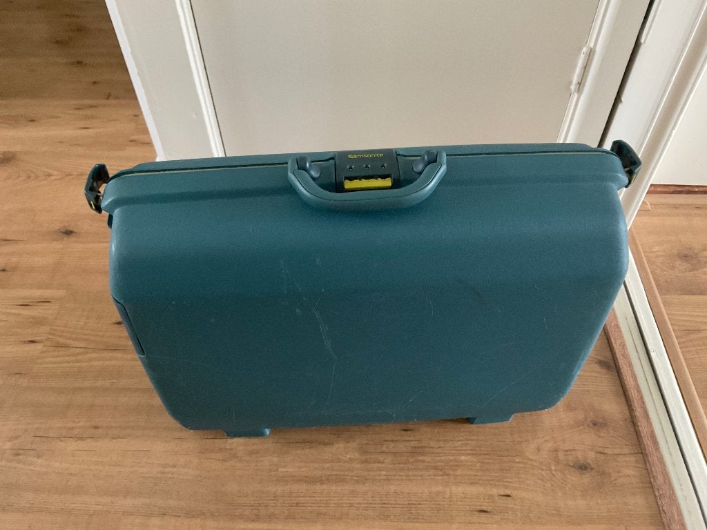 Samsonite reiskoffer, Ophalen, Gebruikt, Hard kunststof, Slot