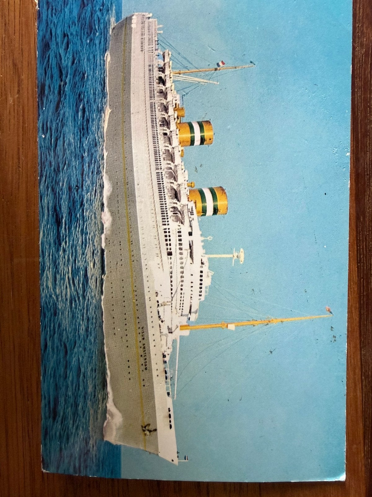 Holland America Line Nieuw Amsterdam, Verzamelen, Ophalen of Verzenden, Zo goed als nieuw, Kaart, Foto of Prent