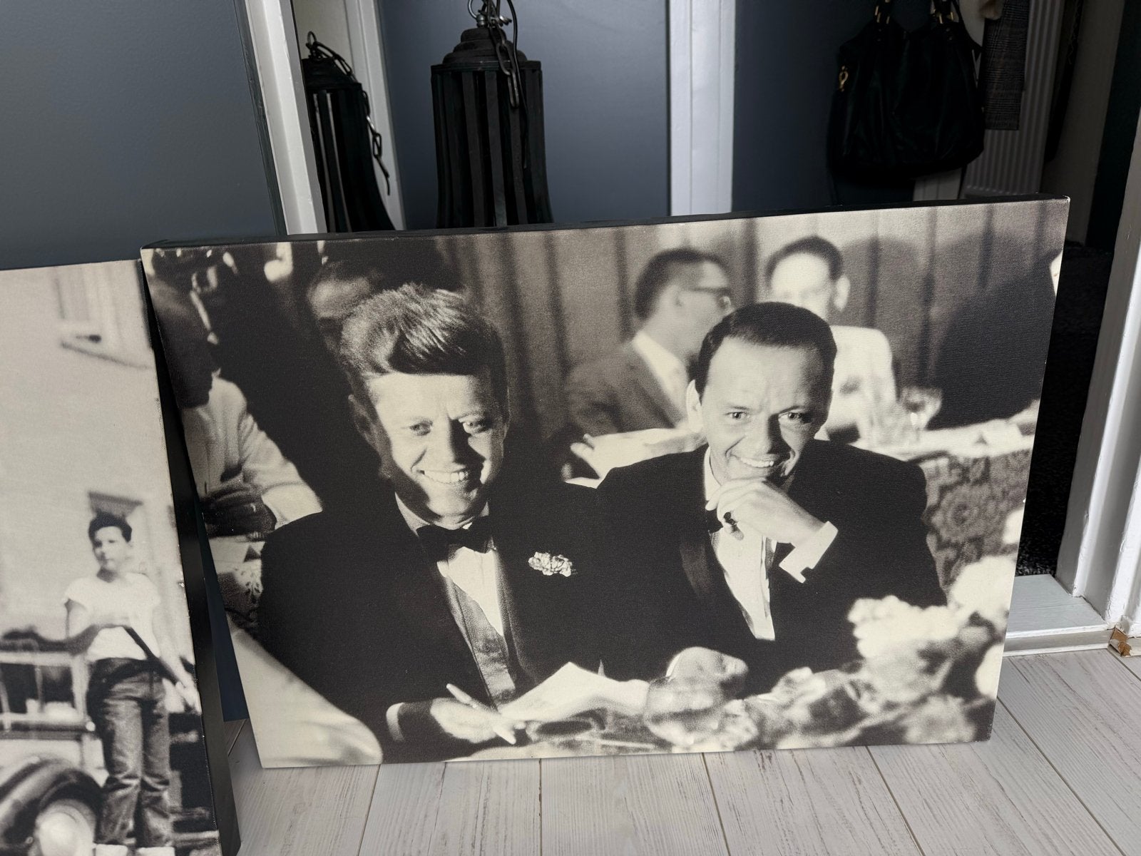 4 canvas schilderijen 0.50 x 0.80 - Diverse iconen, Antiek en Kunst, Kunst | Schilderijen | Klassiek, Ophalen