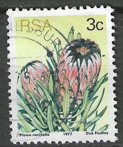 Zuid-Afrika 1977 - Yvert 418 - De Blauwe Suikerbos (ST), Verzenden, Zuid-Afrika, Gestempeld