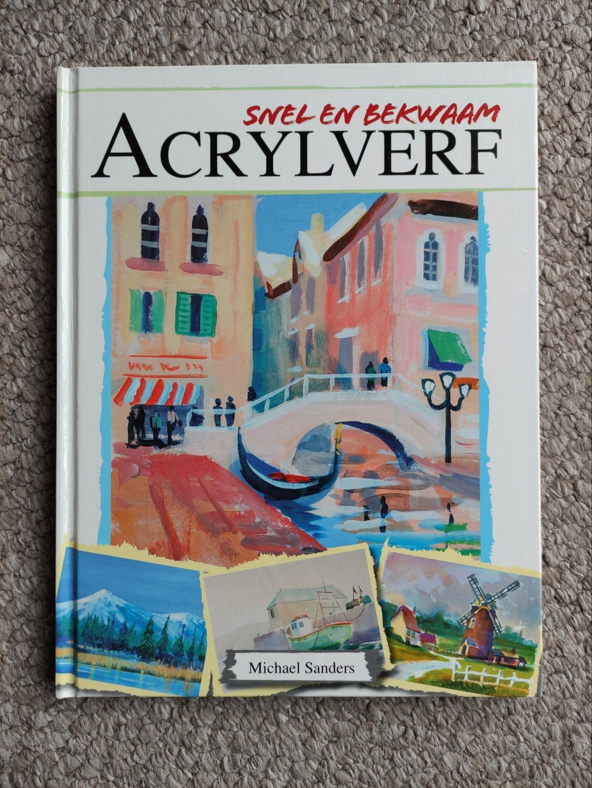 Acrylverf schilderen boek, Ophalen of Verzenden, Zo goed als nieuw
