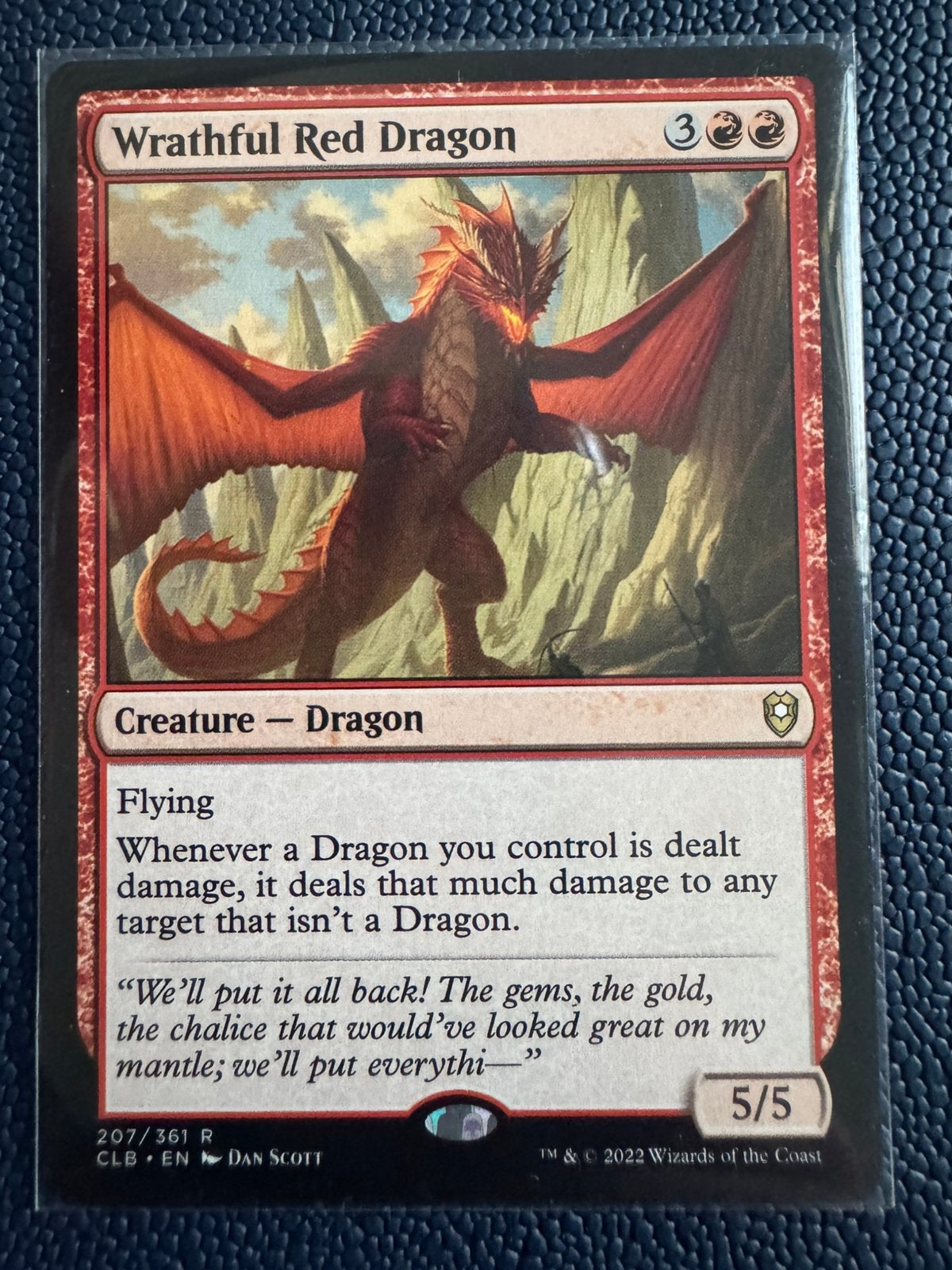 Wrathful Red Dragon Commander LG: Battle for Baldur's Gate, Verzenden, Zo goed als nieuw