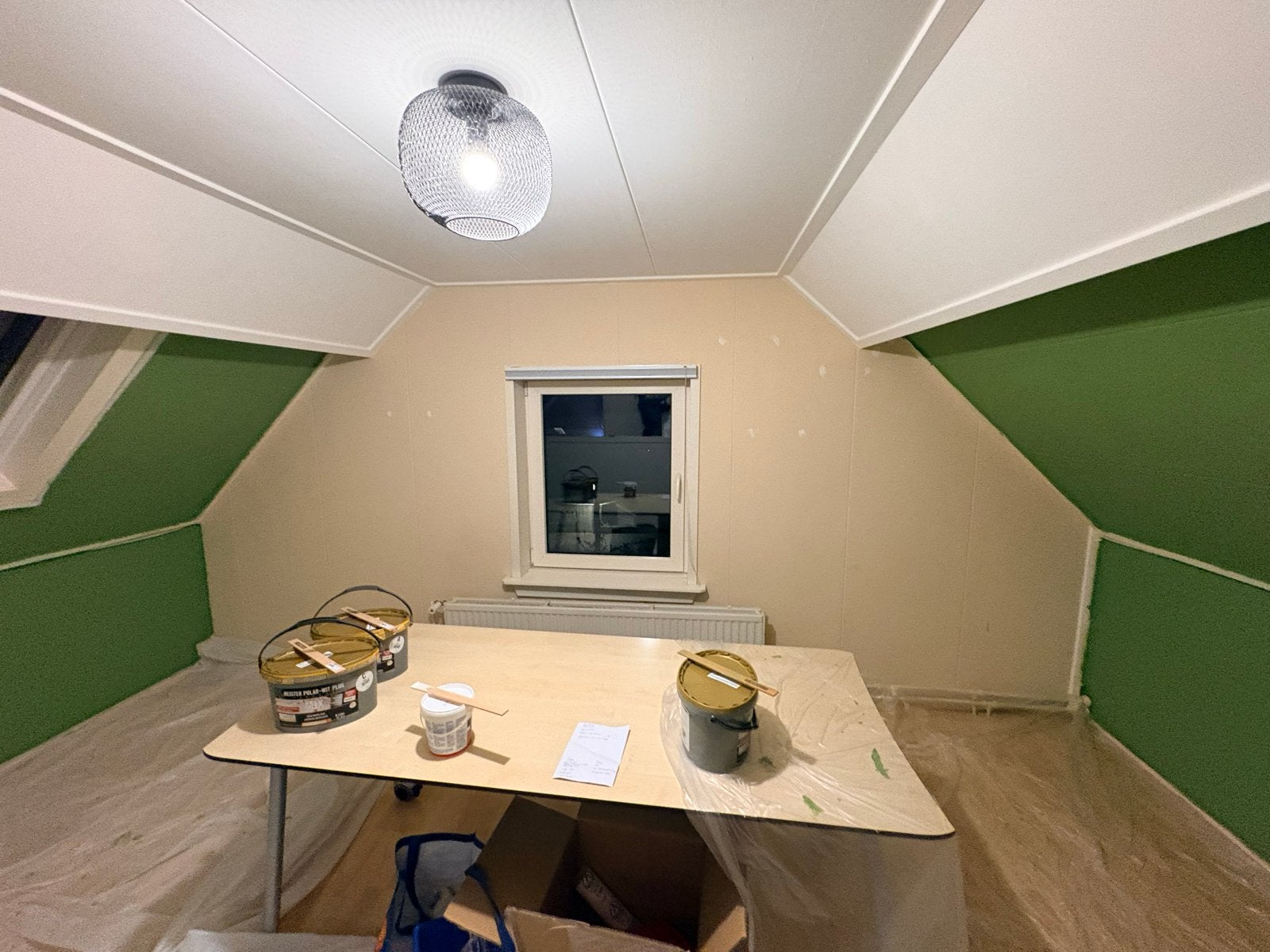 Grote tafel - ideaal voor werk of eetkamer, Huis en Inrichting, Ophalen, Gebruikt, 100 tot 150 cm, 150 tot 200 cm