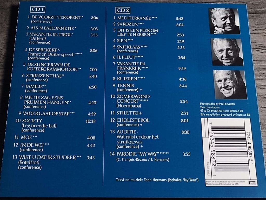 Toon Hermans ‎– Toon Hermans [2CD], Ophalen of Verzenden, Zo goed als nieuw
