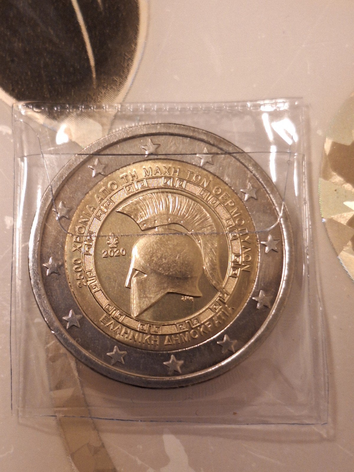 UNC 2 Euro Griekenland 2020 - Slag bij Thermopylae, Postzegels en Munten, Munten | Europa | Euromunten, Ophalen of Verzenden, Griekenland