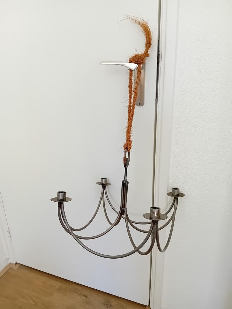 Hangende kandelaar voor sfeervolle verlichting, Ophalen, Koper of Brons