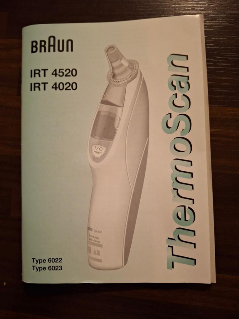 Thermometer oortemperatuur Braun Thermoscan IRT4020, Ophalen of Verzenden, Scheren en Epileren