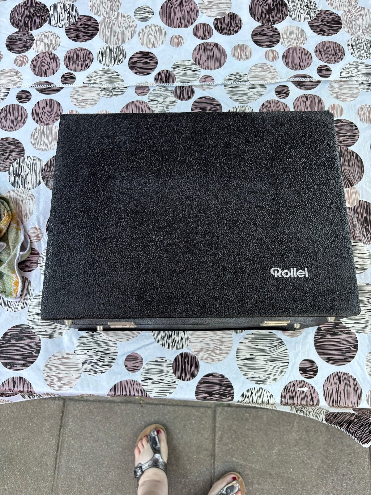Rollei Diaprojector P 355 Automat met scherm, Ophalen, Zo goed als nieuw, Met scherm