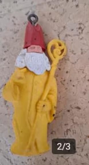 Retro sleutelhanger sinterklaas, Diversen, Sinterklaas, Ophalen of Verzenden, Gebruikt