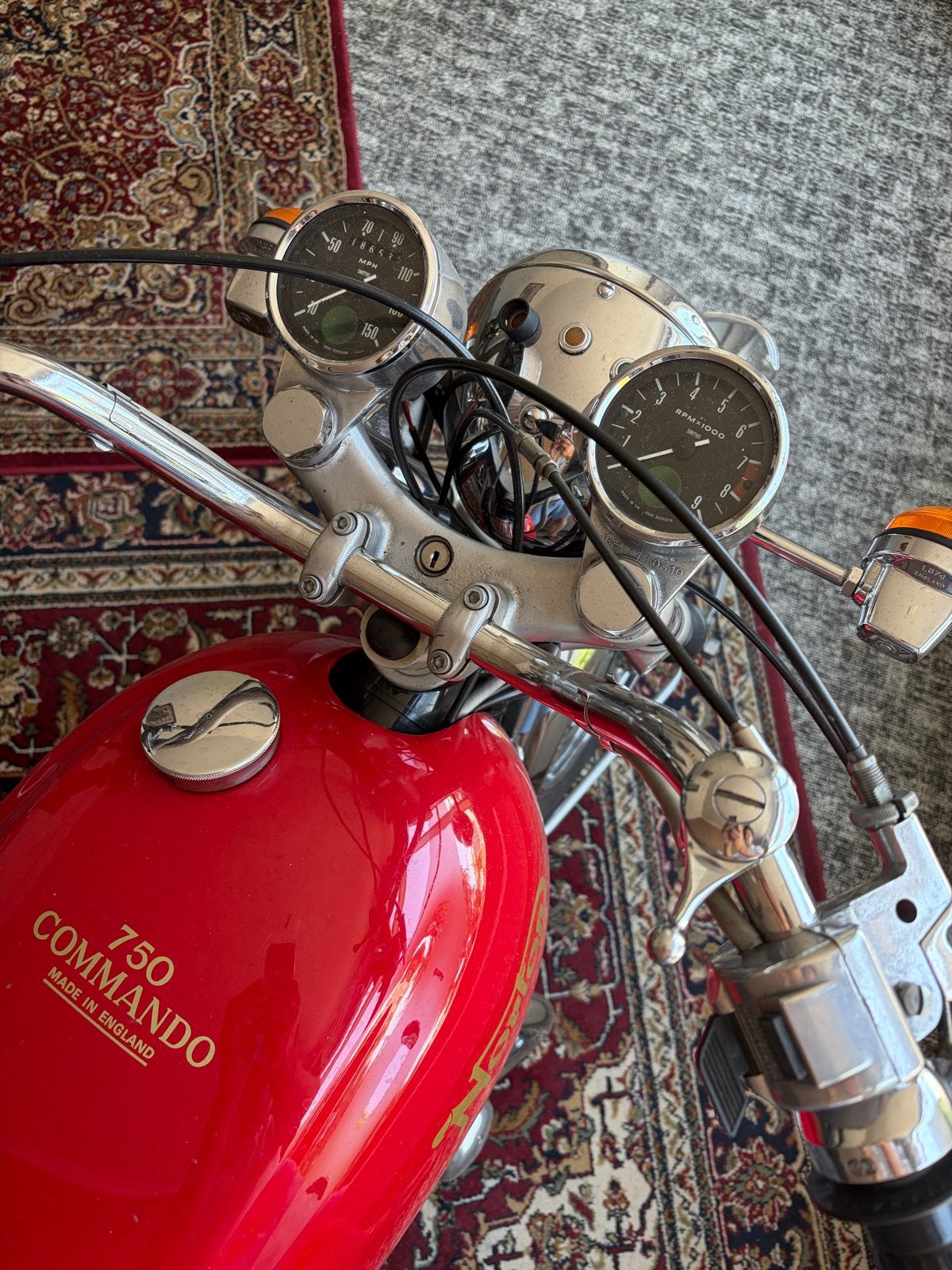 Norton Commando 750 Fastback - Mooi gerestaureerd, Motoren, Motoren | Oldtimers, Overig, 2 cilinders, Motorrijbewijs A, Handgeschakeld