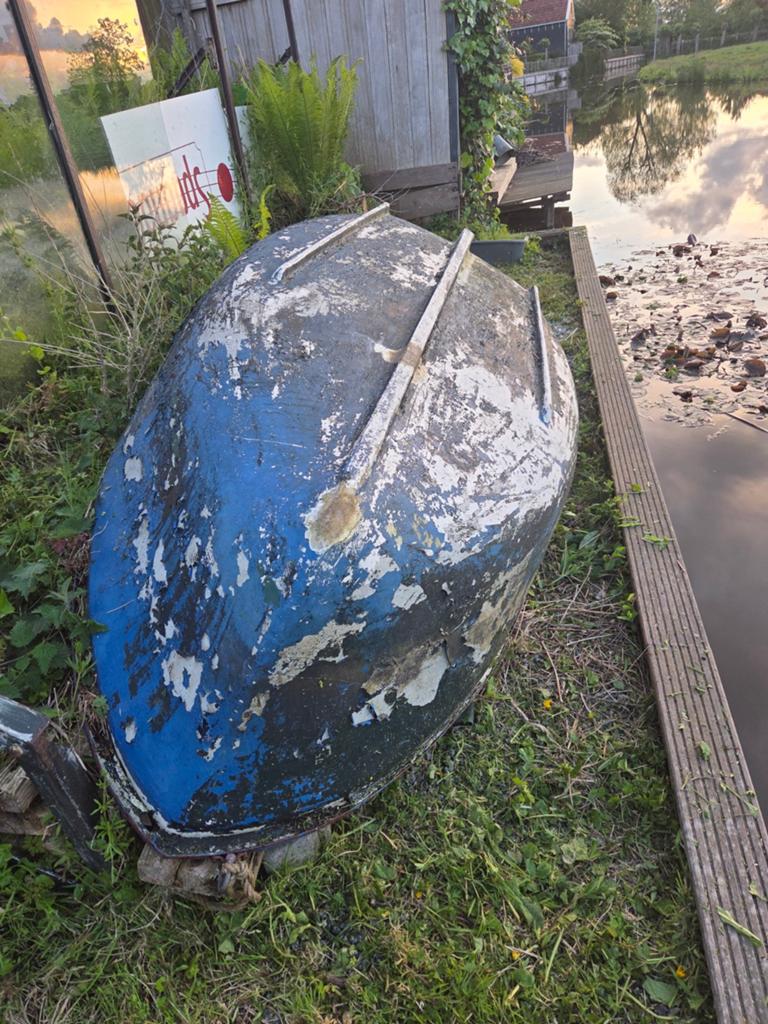 Polyester roeibootje, Ophalen of Verzenden, Gebruikt