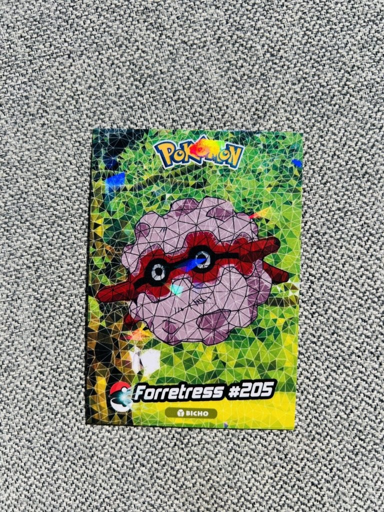 Forretress 205 Johto Card Top Collection Promo Pokemon, Verzenden, Zo goed als nieuw, Losse kaart, Foil