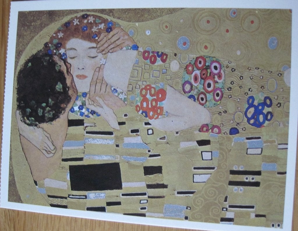 Gustav Klimt - der Kuss (detail) - 1907, Ophalen of Verzenden, 1980 tot heden, Ongelopen, Overige thema's