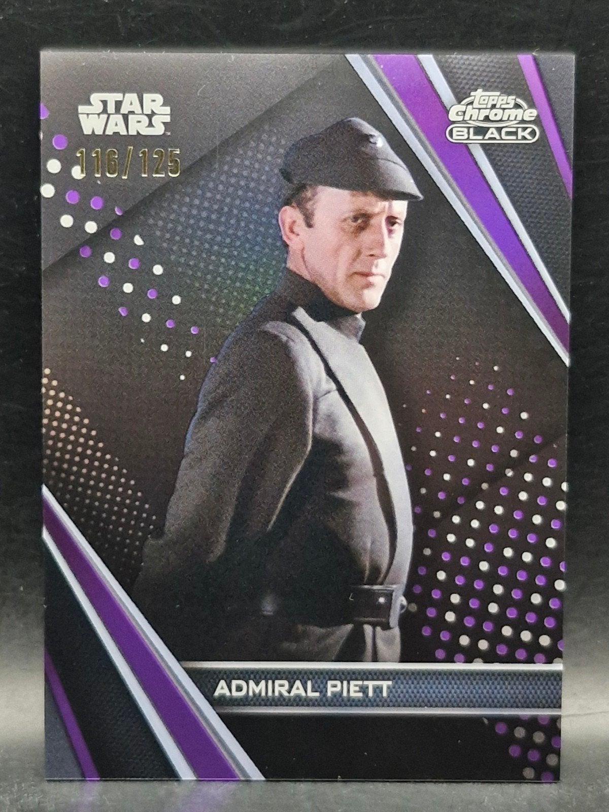 Admiral piett star wars Limited edition 116/125 topps black, Ophalen of Verzenden, Nieuw, Actiefiguurtje