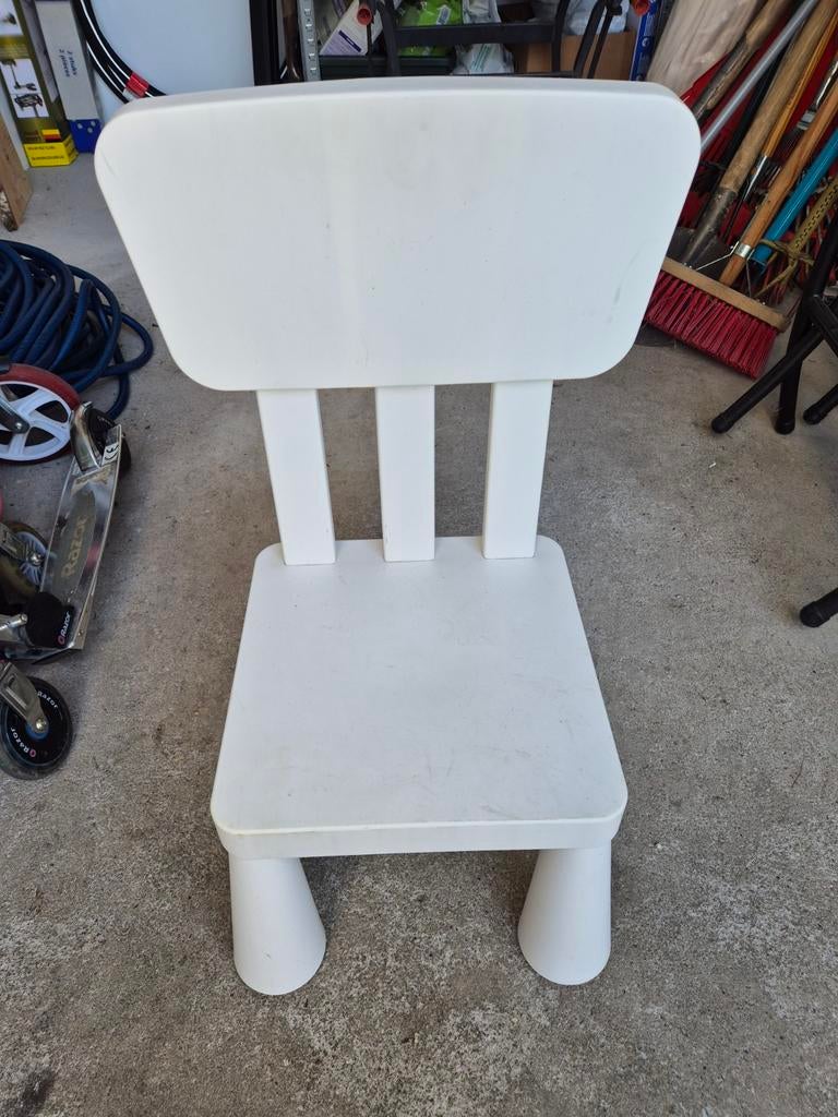 IKEA Mammut witte stoel, Ophalen, Gebruikt, Stoel(en)
