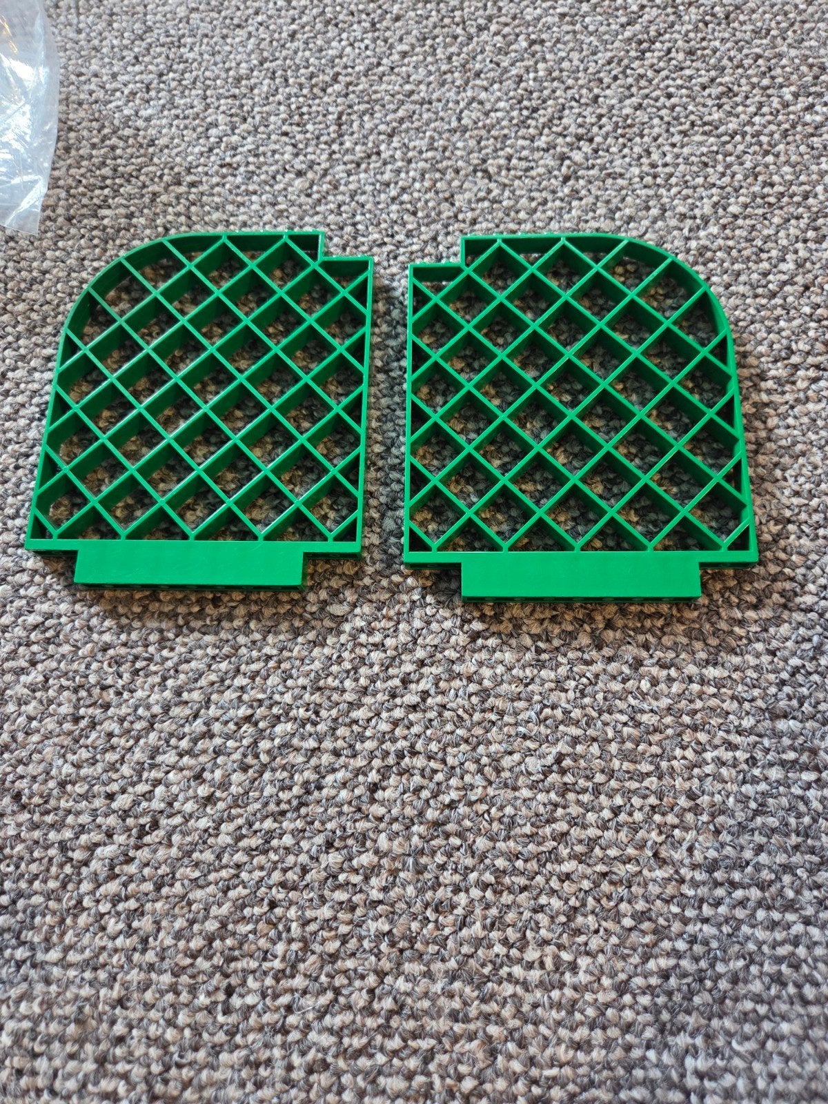 LEGO Belville groene muurelementen ruitpatroon (6166), Ophalen of Verzenden, Nieuw, Overige merken