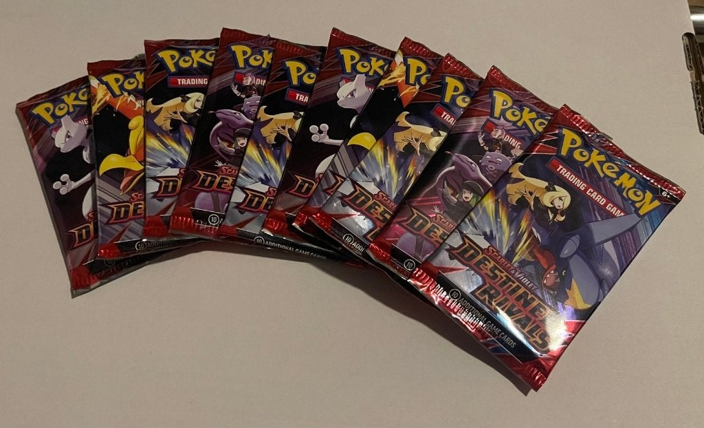 10x Destined Rivals sealed boosters English pokemon, Ophalen of Verzenden, Nieuw, Booster