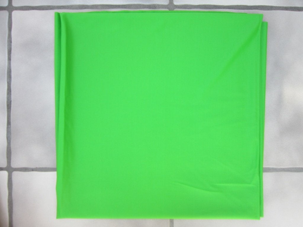 Lap felgroene, heel fijne gladde tricotstof. L. 158, Br. 154, 120 cm of meer, Nieuw, Ophalen of Verzenden, Polyester
