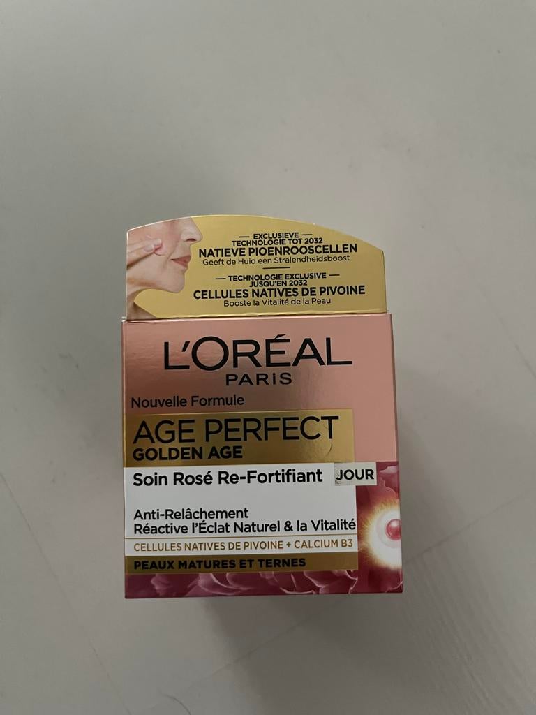 L'Oréal Age Perfect Golden Age Dagcrème - nooit geopend!!!, Ophalen of Verzenden, Nieuw, Gehele gezicht, Verzorging