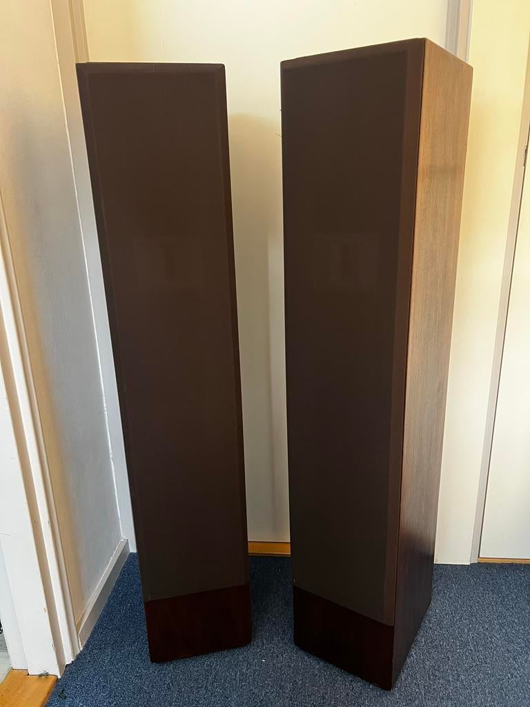 Pied Piper - Hoge Kwaliteit Vloerstaanders (2 stuks), Gebruikt, 120 watt of meer, Front, Rear of Stereo speakers, Ophalen