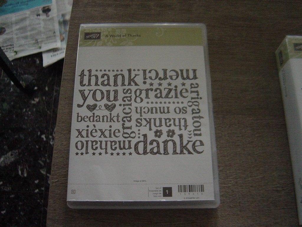 stampin up stempels in doosje beginnend met de letter A, Ophalen of Verzenden, Zo goed als nieuw, Overige typen
