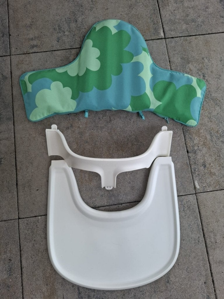Tripp Trapp Stokke Tray met zitje, Ophalen, Gebruikt, Meegroeistoel, Afneembaar eetblad