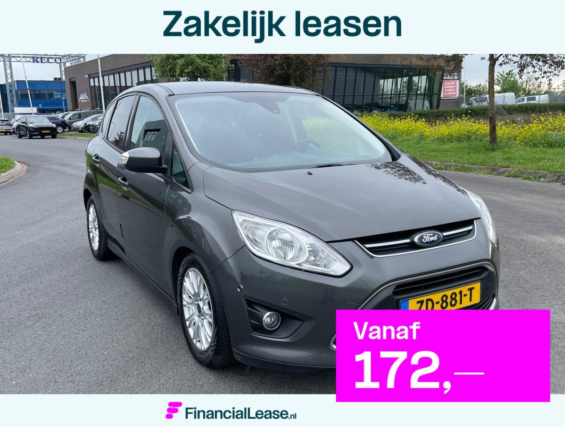 Ford C-Max 1.0 Edition Plus, 5drs, Trekhaak, Pdc, Cruise con, Voorwielaandrijving, Euro 5, Gebruikt, Handgeschakeld