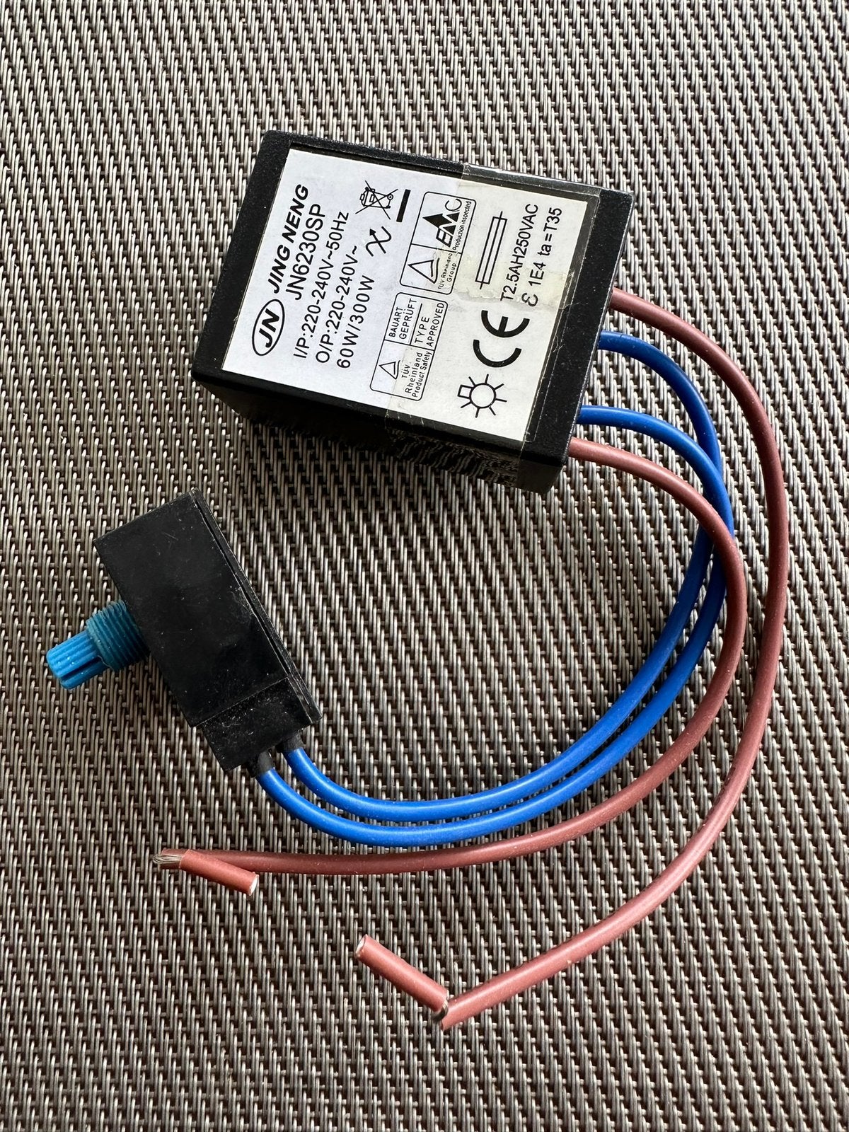 Inbouw dimmer met pod-meter voor halogeen/gloeilamp, Ophalen of Verzenden, Nieuw