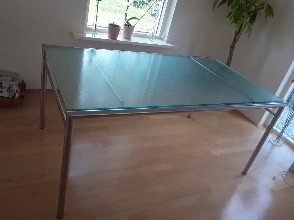 Eettafel, Ophalen, 50 tot 100 cm, Zo goed als nieuw, Vijf personen of meer